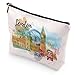 Sitsink London Travel Souvenirs Gifts - London Travel Must Haves Gifts from England, British Iconic Landmarks Big Ben Makeup Bags Pouch, Small Cosmetic Bag London Gifts for Friends Birthday Christmas