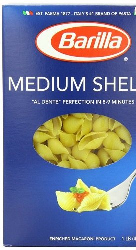 Barilla Pasta, Medium Shells, 16 Ounce Pasta, Medium Shells, 16 O...