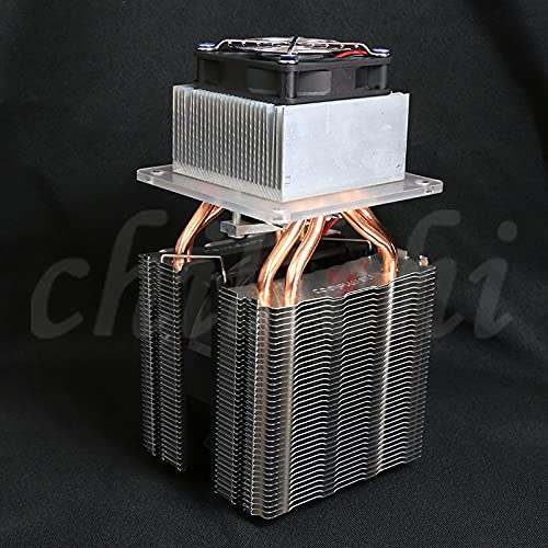 DIY semiconductor Refrigeration chip Homemade Small Refrigerator Small air Conditioner Cooling kit - (Color: Orange)