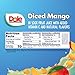 Dole Fruit Bowls Diced Mango in 100% Juice Snacks, 4oz 36 Total Cups, Gluten & Dairy Free, Bulk Lunch Snacks for Kids & Adults