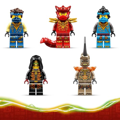 Image of LEGO NINJAGO Jay's Transforming Car - Ninja Car Toy - Building Set with 5 Minifigures - 71856
