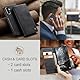 KZB Handyhülle für Samsung Galaxy A26 5G Hülle Premium Leder Klappbar Tasche Flip Case Magnet Kartenfach Standfunktion Klapphülle Schutzhülle für Samsung Galaxy A26 - Schwarz