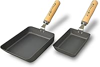 Vista 6 de KAKUSEE Tamagoyaki - Molde para tortilla japonesa enrollada, bandeja para huevos de hierro, lista para inducción, fabricada en Tsubame, Japón