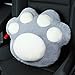 YUQI Oreiller De Cou De Voiture Mignon Patte De Chat Oreiller Oreiller En Peluche Taille grise