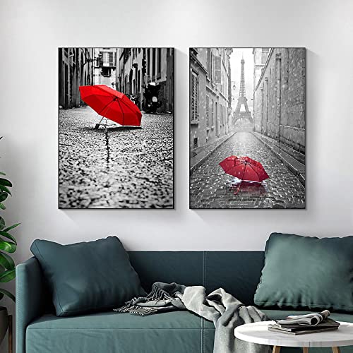 Impression sur Toile Romantique de Style Nordique pour Illuminer une Pièce Sombre sans Cadre