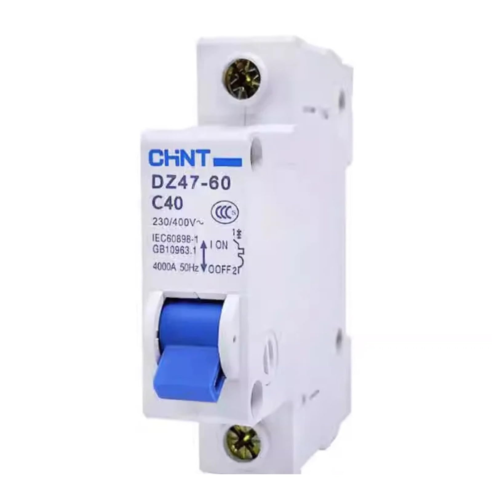 Disjoncteur Type C DZ47-60 1P 2A miniature pour tableau électrique unitaire
