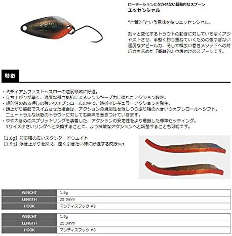 Smith LTD Spoon Essential 1.6g #M04 Blue Silver