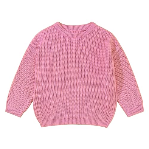 ESHOO Baby Girl Boy Knit Sweater Blouse Toddler Fall Winter Pullover Sweatshirt Warm Crewneck Long Sleeve Tops for Infant Kid