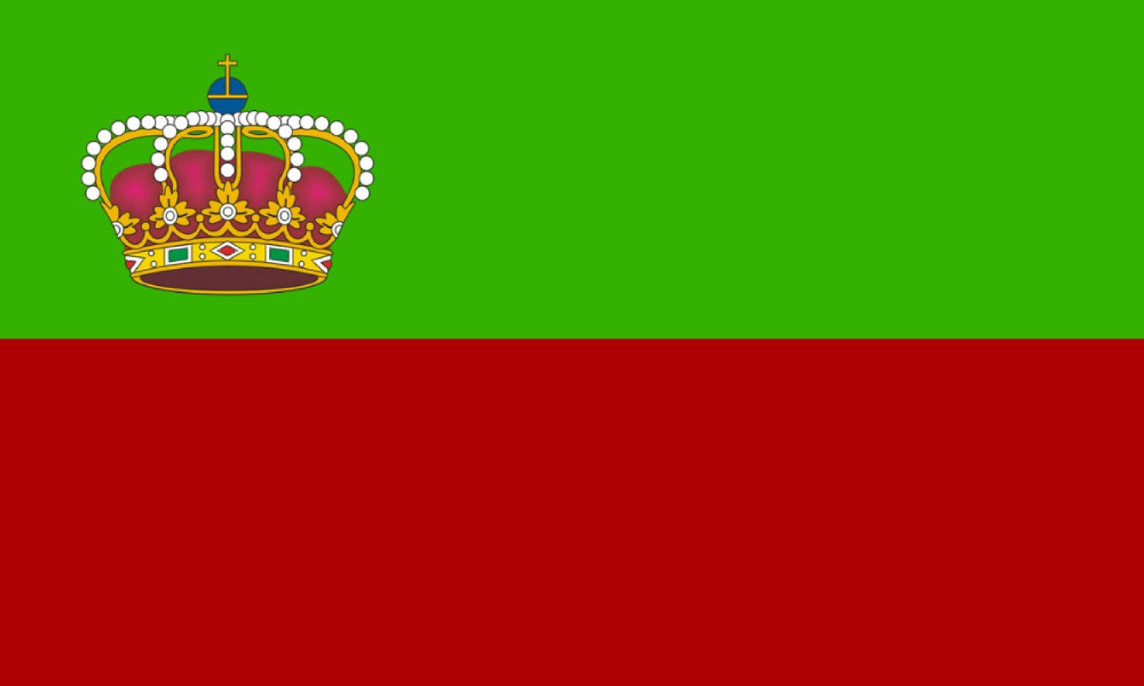Drapeau Feltersbourg grand format de la Principauté pour pavoisement