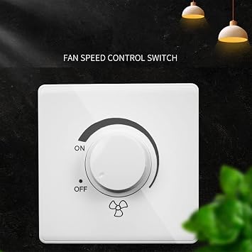 86 Type Ceiling Fan Adjustable Speed Controller Wall 220V Dimmable Light Control