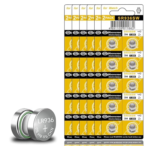 60 PCS SR936SW 394 AG9 LR936 SR936W LR45 1.5V Button Cell Watch Batteries