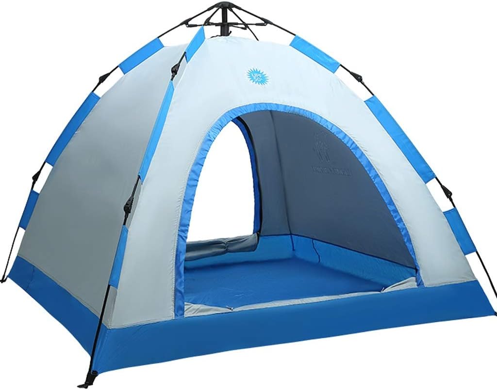 Tent Family Camping Tent 2 4 Person with 2 Door&2 Mesh