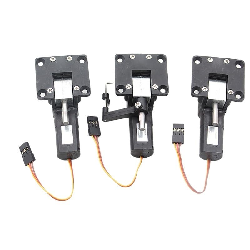 Tren de aterrizaje retráctil eléctrico sin servomotor Sparkhobby de 3,5 kg y 40 g con dirección y enchufe JR for avión de ala fija RC, piezas de bricolaje(1 set)