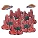 Underwater Red Coral Reef Wall Sticker Mural