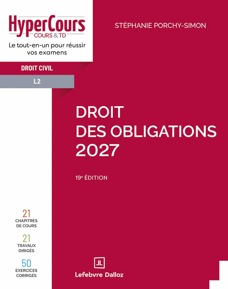 Droit des obligations 2027. 19e éd.