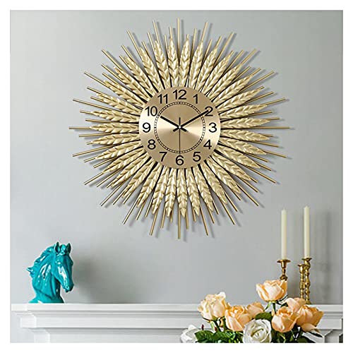 Grande horloge murale silencieuse à quartz mécanisme sans tic-tac 70cm