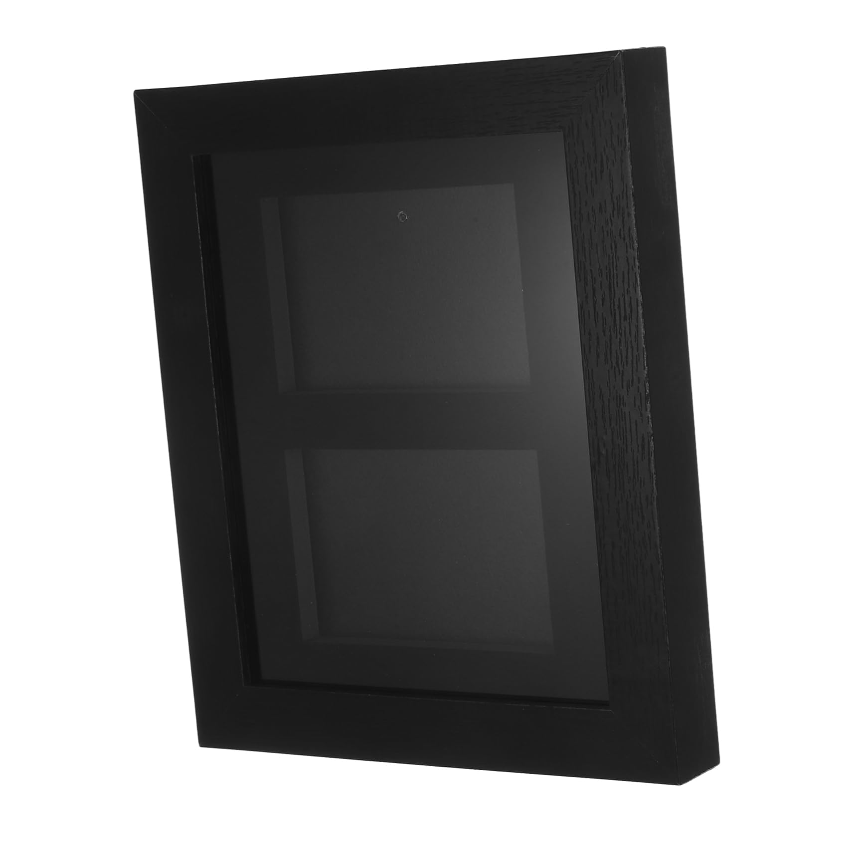 SOLUSTRE Espositore da Muro per Carte Collezionabili in Legno e Acrilico Cornice Protettiva Raffinata per Collezioni di Carte e Oggetti da Ufficio o Sala Espositiva