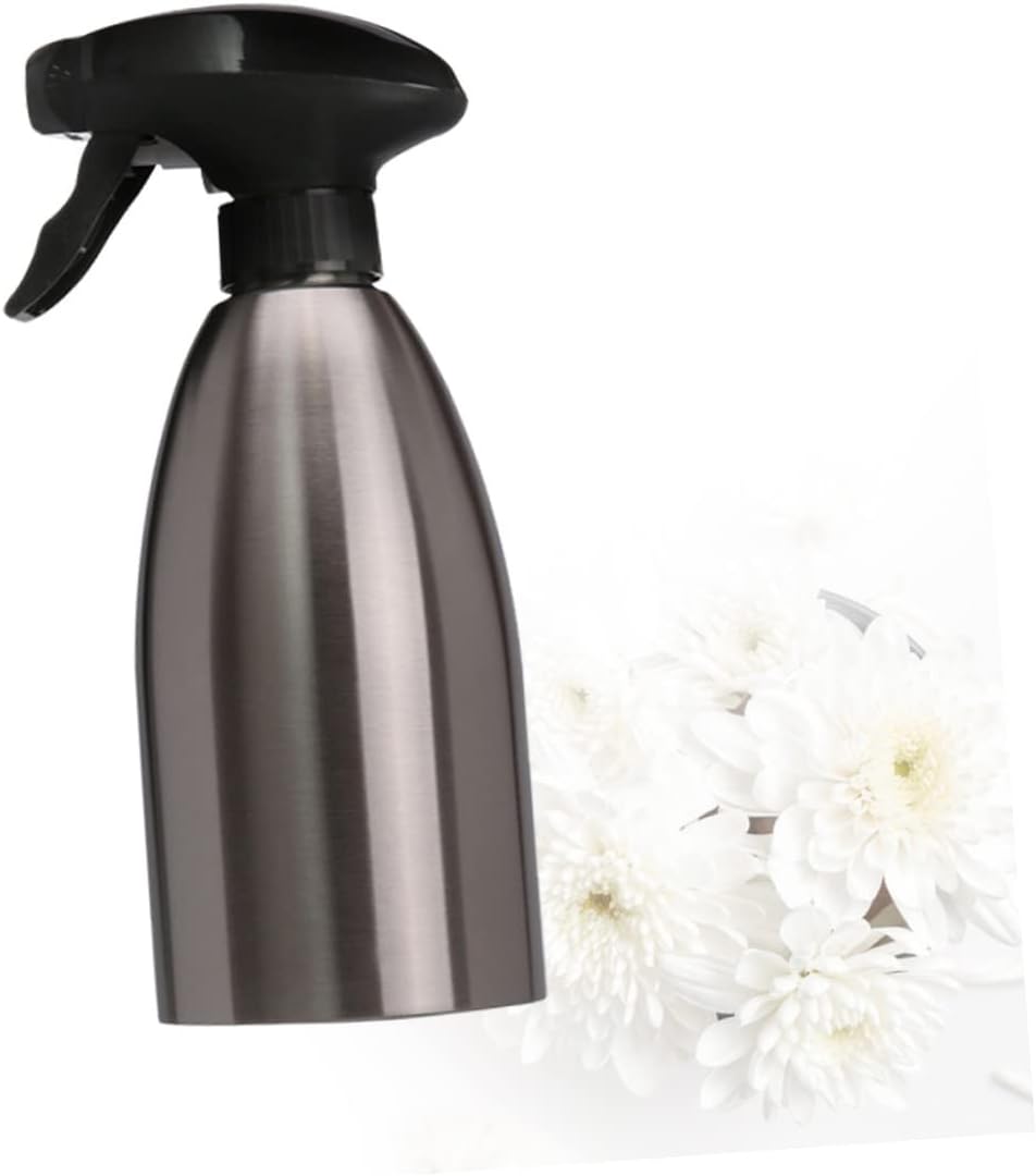 Stainless Steel Oil Sprayer Bottle Food-grade Mist Sprayer for Cooking High-temperature Resistance Seasoning Bottle for Grilling and Salad Easy Control Edible Oil Dispenser