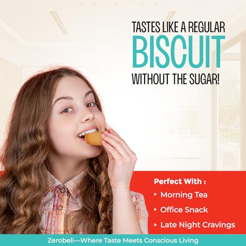 Image of Zerobeli Sugar Free Jowar Atta Biscuits 325g (Pack of 2) | Healthy High-Fiber Snack | Wholesome, Delicious, And Guilt-Free | Perfect Blend Of Nutrition And Flavor Zero Sugar, No Maida