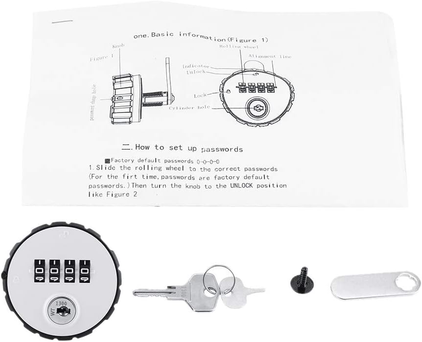 serratura a chiave per armadi di diametro 58
