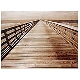 Oriental Furniture Ocean Walkway Canvas Wall Art