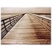 Oriental Furniture Ocean Walkway Canvas Wall Art