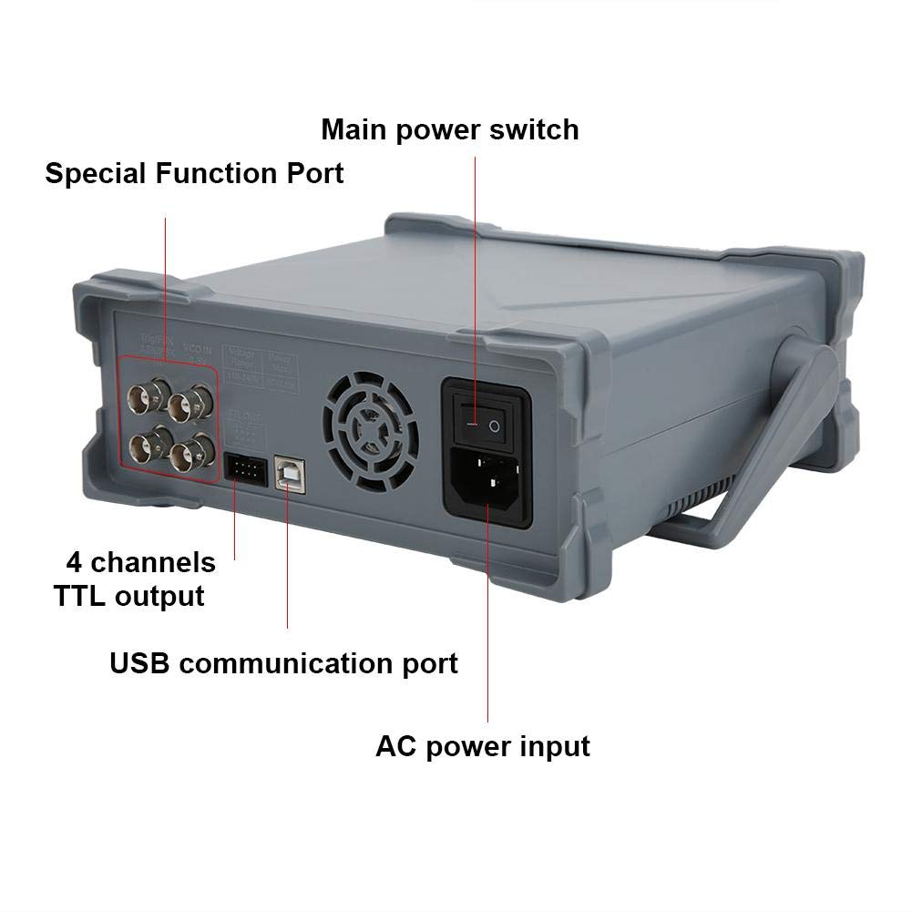 FY8300 Signalgenerator Frequenzgenerator 3 Kanal Funktionsgenerator 30 MHz 250 MSa/s 14 Bit Arbitrary Waveform 4 Kanal TTL Pegelausgang(FY8300-30M EU Plug 100-240V)