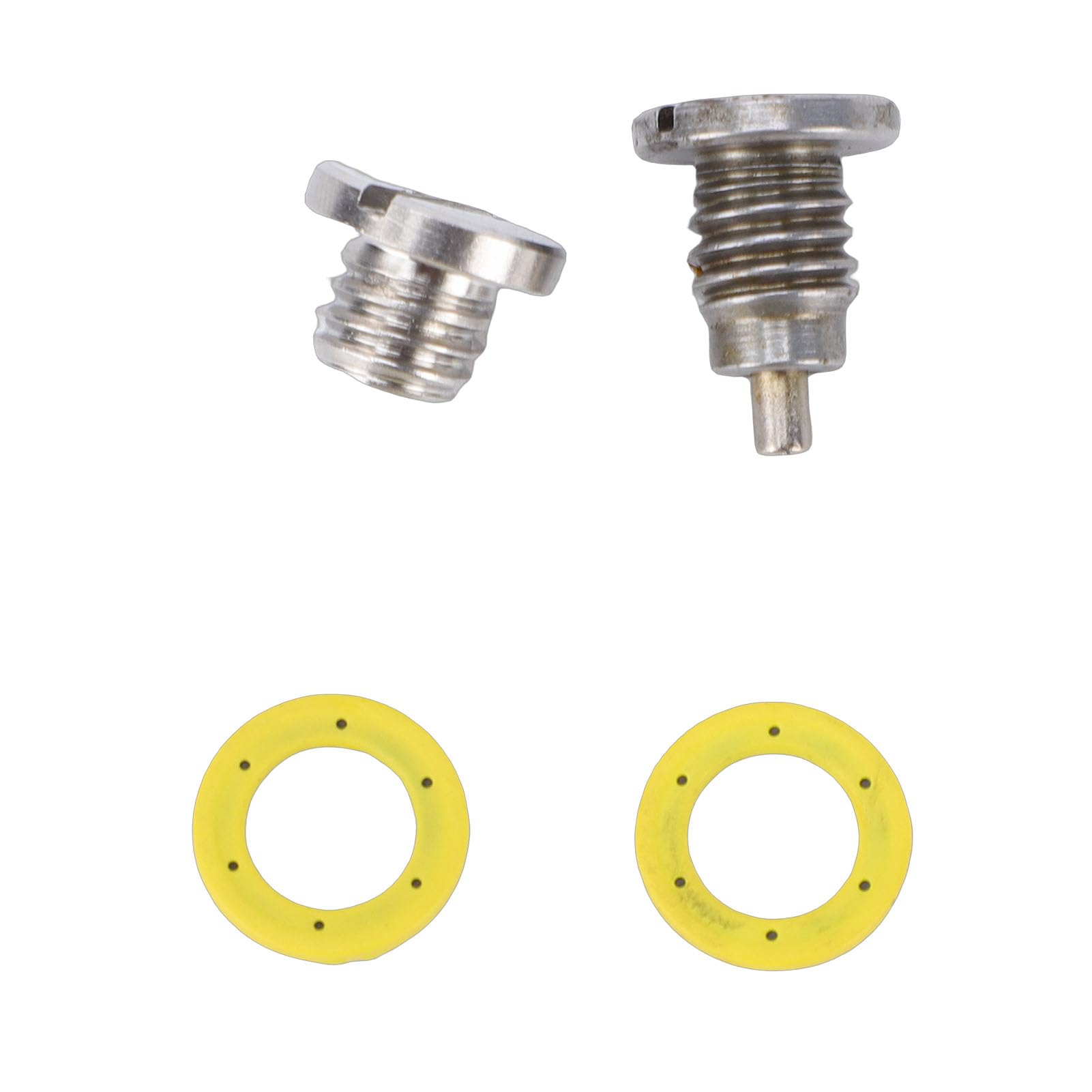 Tnfeeon Juego de Tapones de Repuesto de Tornillos de Metal para Fuerabordas Mariner 22-8M0058389 10-79953Q04 Fácil Instalación y Mantenimiento Drenaje de Caja de Engranajes Marinos Tapón de Drenaje