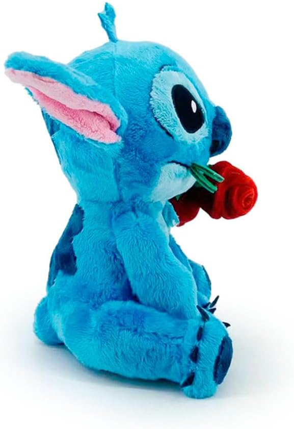 Lilo & Stitch Pluche - Met Roos - 25 cm