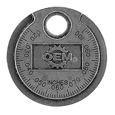 OEMTOOLS 25352 Ramp Style Spark Plug Gap Gauge, Spark Plug Gapping Tool, Spark Plug Gauge Gap Tool, Spark Plug Adjustment Tool, Plug Gapping Tool