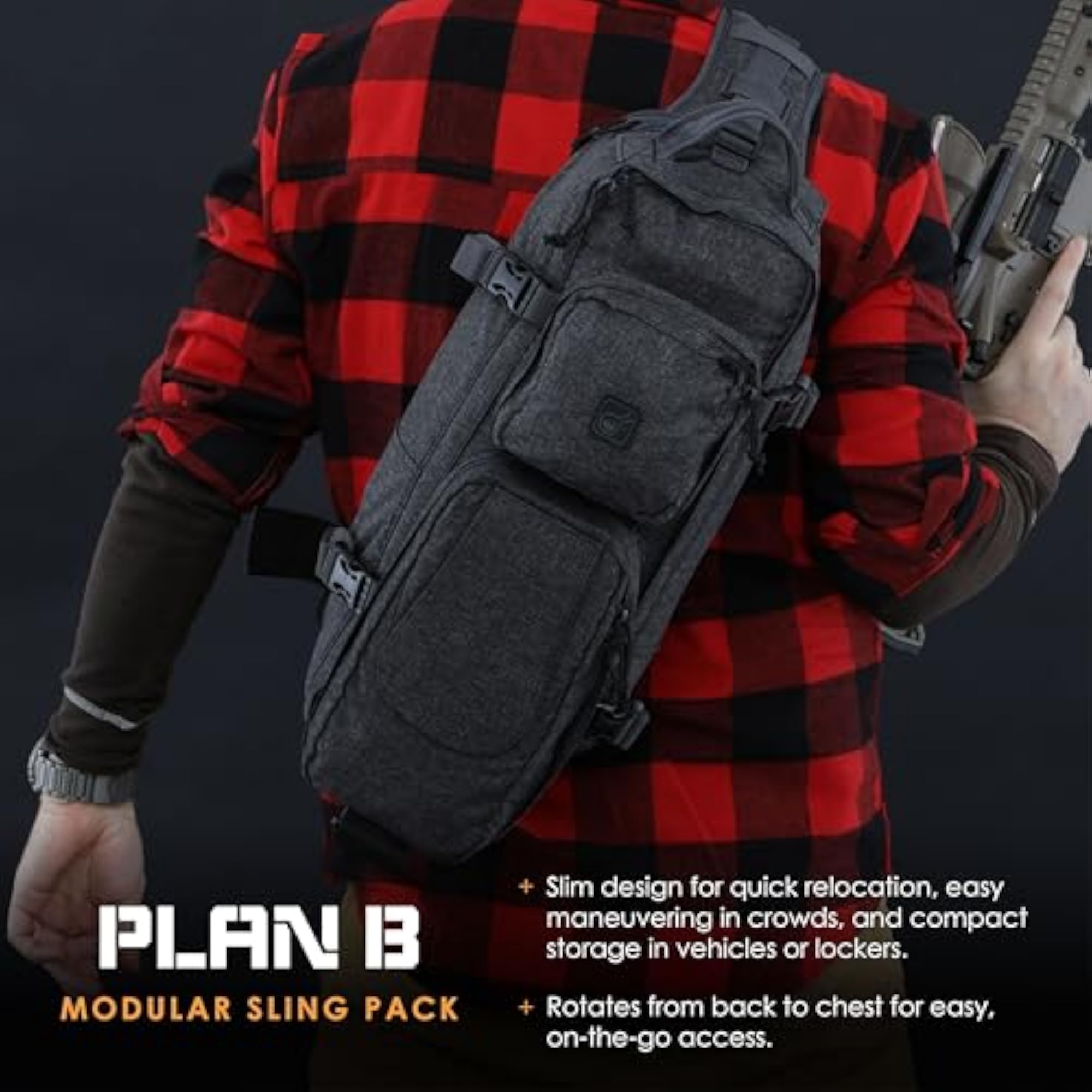 Evac Photo-Recon(TM) Photo Sling Pack w/MOLLE by (R)