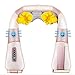 Produktbild Shinelyf Massagegerät Schulter Nackenmassagegerät Shiatsu Elektrisch für Nacken Rücken Wärmefunktion mit 3D-Rotation Massage Einstellbaren Geschwindigkeiten Beige von Naipo,Rosa