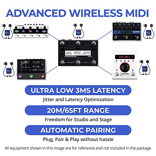 CME WIDI Jack + DIN-5 MIDI-Kabel Pack – Bluetooth MIDI-Schnittstelle mit 5-poligen DIN-MIDI-Kabeln im Lieferumfang enthalten – funktioniert mit allen DIN-5-MIDI-Geräten – Wireless MIDI