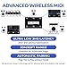CME WIDI Jack - Bluetooth MIDI Interface for TRS/DIN MIDI Devices - Power by MIDI Out or USB-c - Ultra Low 3ms Latency Wireless MIDI for Synthesizer EWI Keytar Pedalboard Digital Piano