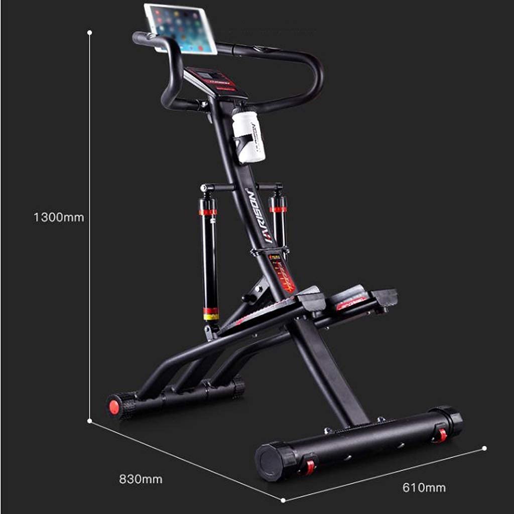 Stepper Vertical Climber Fitness Home con braccioli Macchina per Arrampicata Multifunzionale Esercizio Pieghevole Attrez