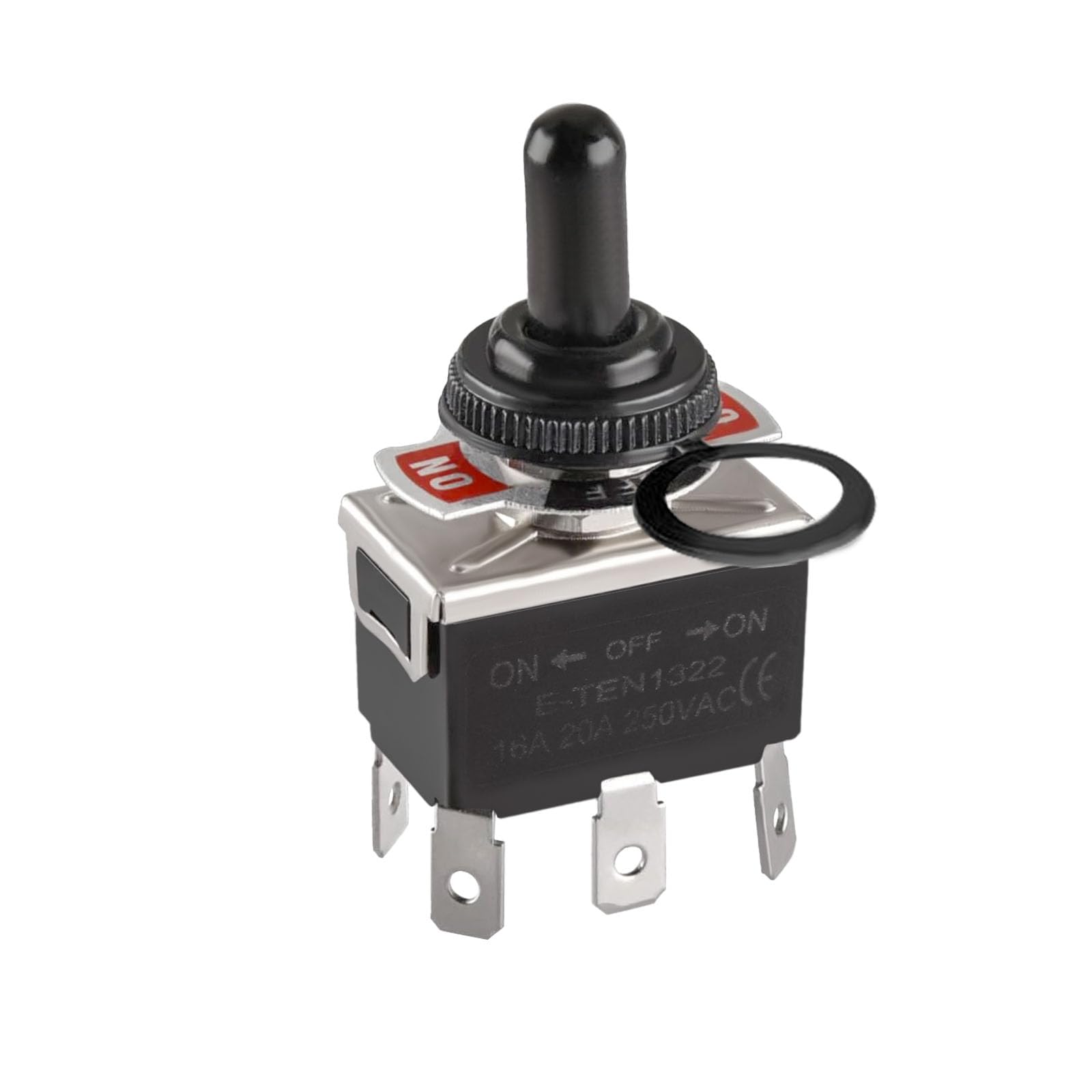 Aerzetix: Switch Lever Switch DP3T ON-OFF-ON 1 A/250 V, 3