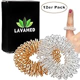 INTENSIVE FINGER MASSAGE - Unseren Massageringe eignen sich ideal zur Finger- und Handmassage. Die Akupressur Ringe bewirken eine Durchblutungsförderung und sind gleichzeitig extrem entspannend! Geben Sie Ihren Händen etwas zurück!