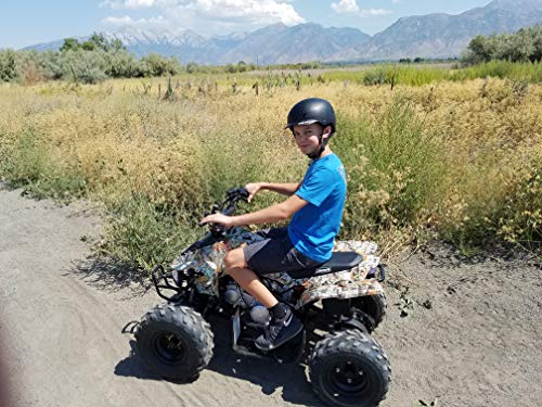 Coleman Powersports Four Wheeler Quad ATV | 125cc, Camo | AT125-B model