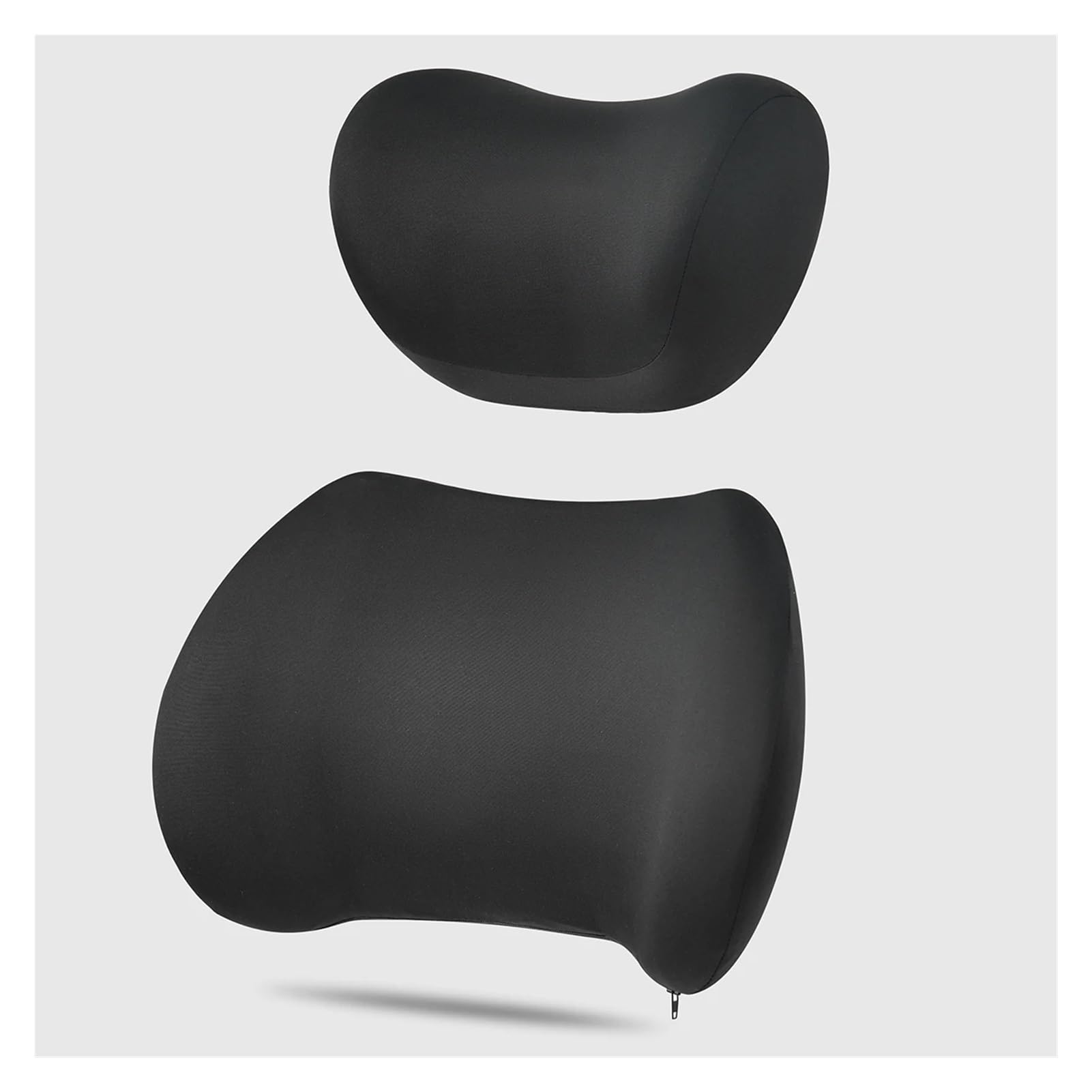 Hviyroi car seat cushion Car Headrest & Lumbar Support Cushion Kit, Ergonomic Driving Fatigue Relief Seat(Black)