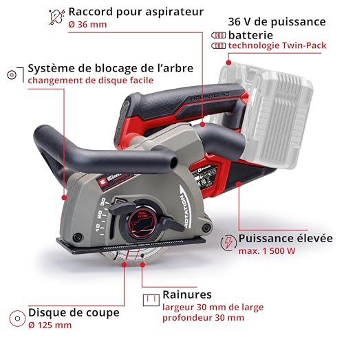 Rainureuse sans fil Einhell pour encastrer vos gaines électriques proprement