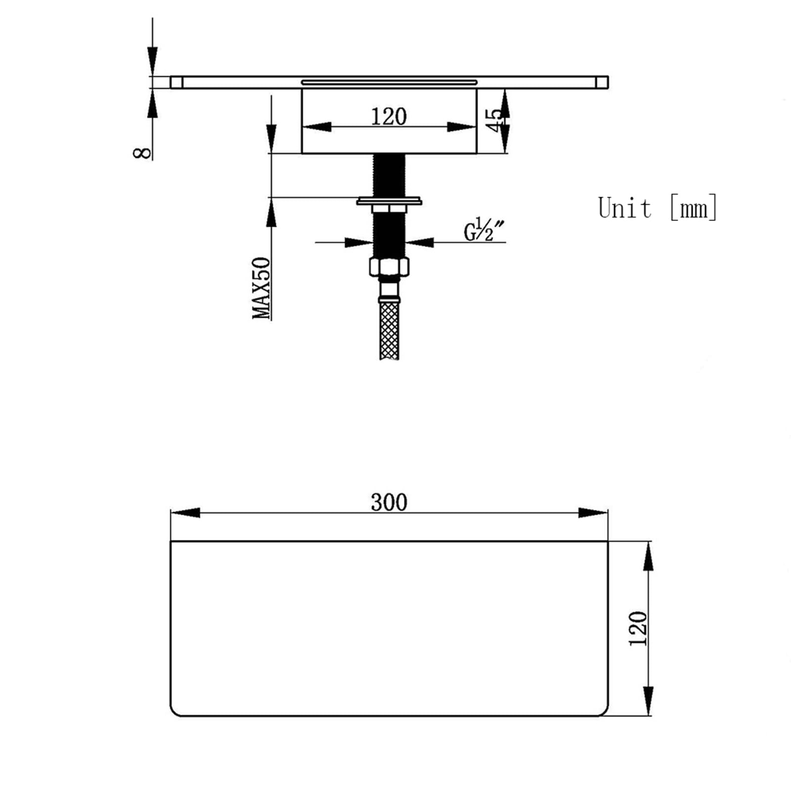 Grifos De Cascada para Lavabo De Baño, Mezcladores Ultrafinos De 3 Orificios, Grifo De Latón De Doble Manija, Cepillado(Brushed)