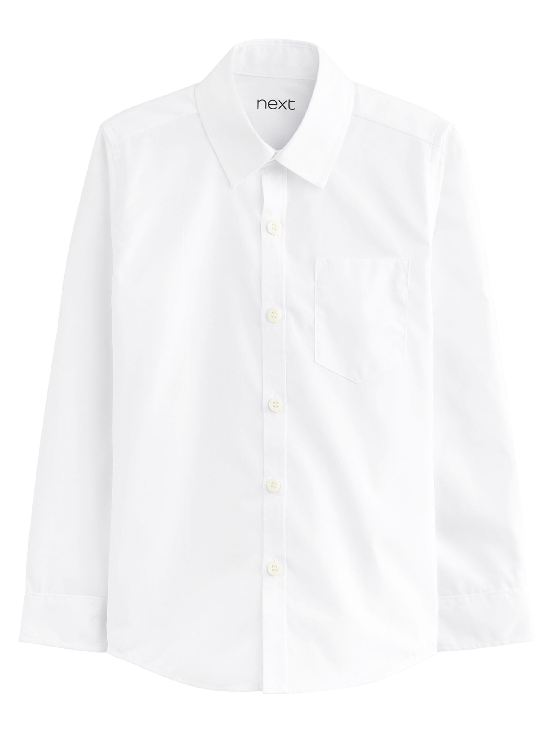 NEXT Niños Pack de 2 Camisas Escolares de Manga Larga de Corte Ajustado