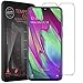 Produktbild Conie® Displayfolie für Samsung Galaxy A40, Tempered Glass verstärkte Panzerglas Folie 9H Panzerfolie Gorilla Glasfolie, Galaxy A40 Displayschutzfolie Klar