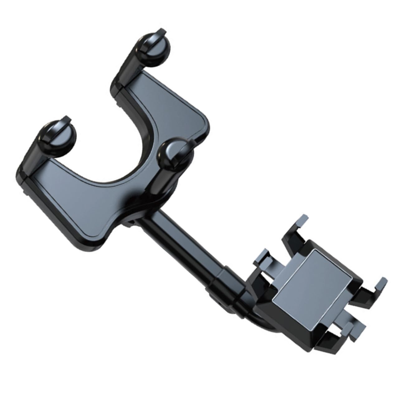 Operitacx Support de Téléphone Clip Noir pour Voiture en ABS et Colle PU