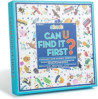abeec Can U Find It First  Fun Family Board Game Of Speedy Observation  Educational Game For Kids - Board Games Kids - Bingo Game - Family Games For Kids And Adults