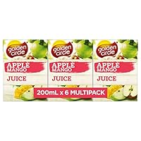 Golden Circle Fruit Juice Box Poppers Apple Mango Juice No Added Sugar 200mL (Pack of 6)