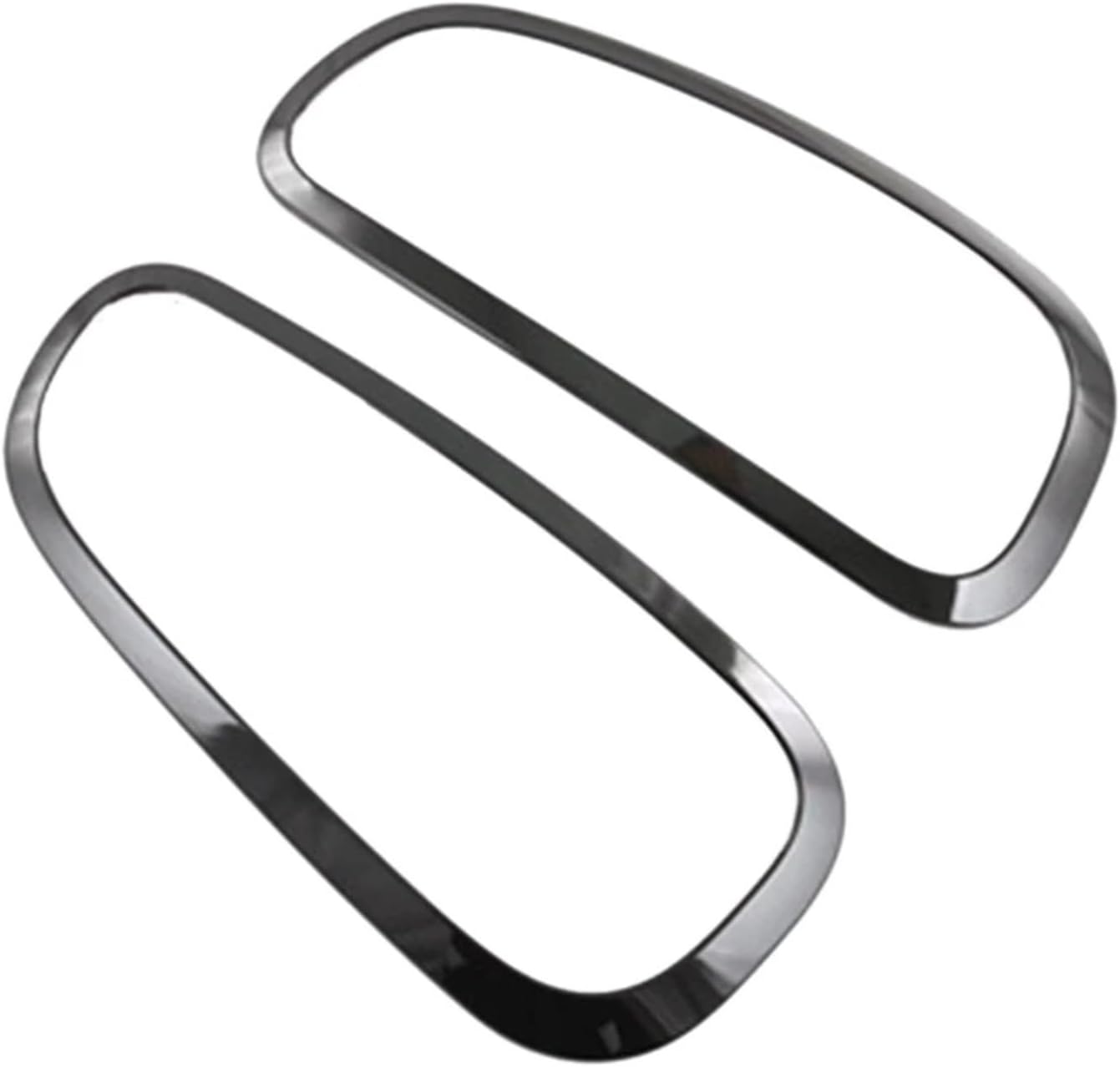 2Pcs Glossy Black Rear Tail Light Lamps Frame Taillight Ring Decorative Cover Trim Compatible For MINI Cooper Clubman 2022