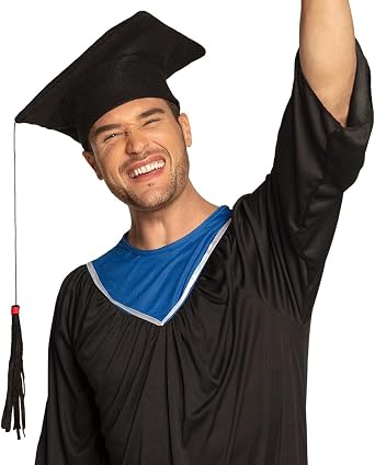 Boland - Hut Absolvent fur Erwachsene, Doktoranden-Hut, Doktorhut, Absolvent, Abitur-Mutze, Karneval