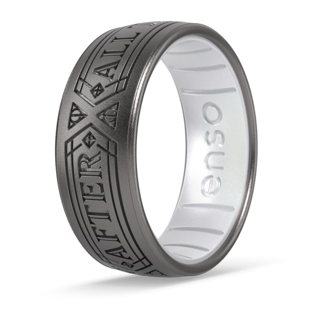 Enso Rings Wizarding World of Harry Potter Collection - Comfortable Silicone Rings - After All This Time - Size 9