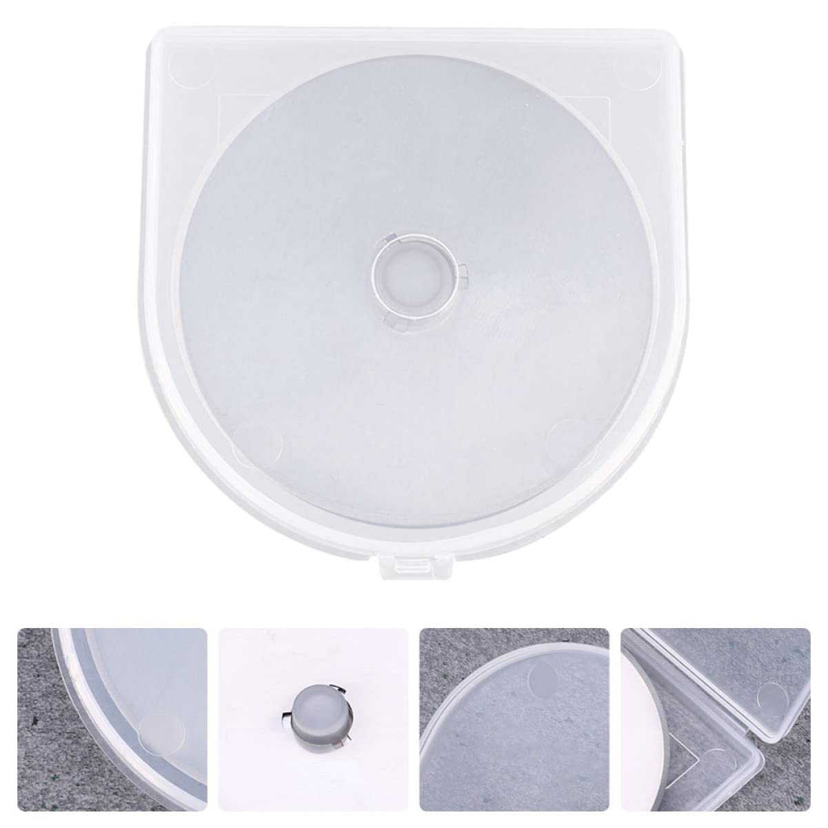 60mm Kreisklingen für Rollschneider, 10 Stück aus Stahl, Silber